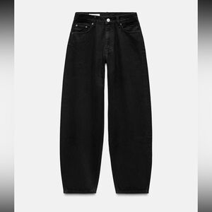 Zara TRF mid waist balloon jeans